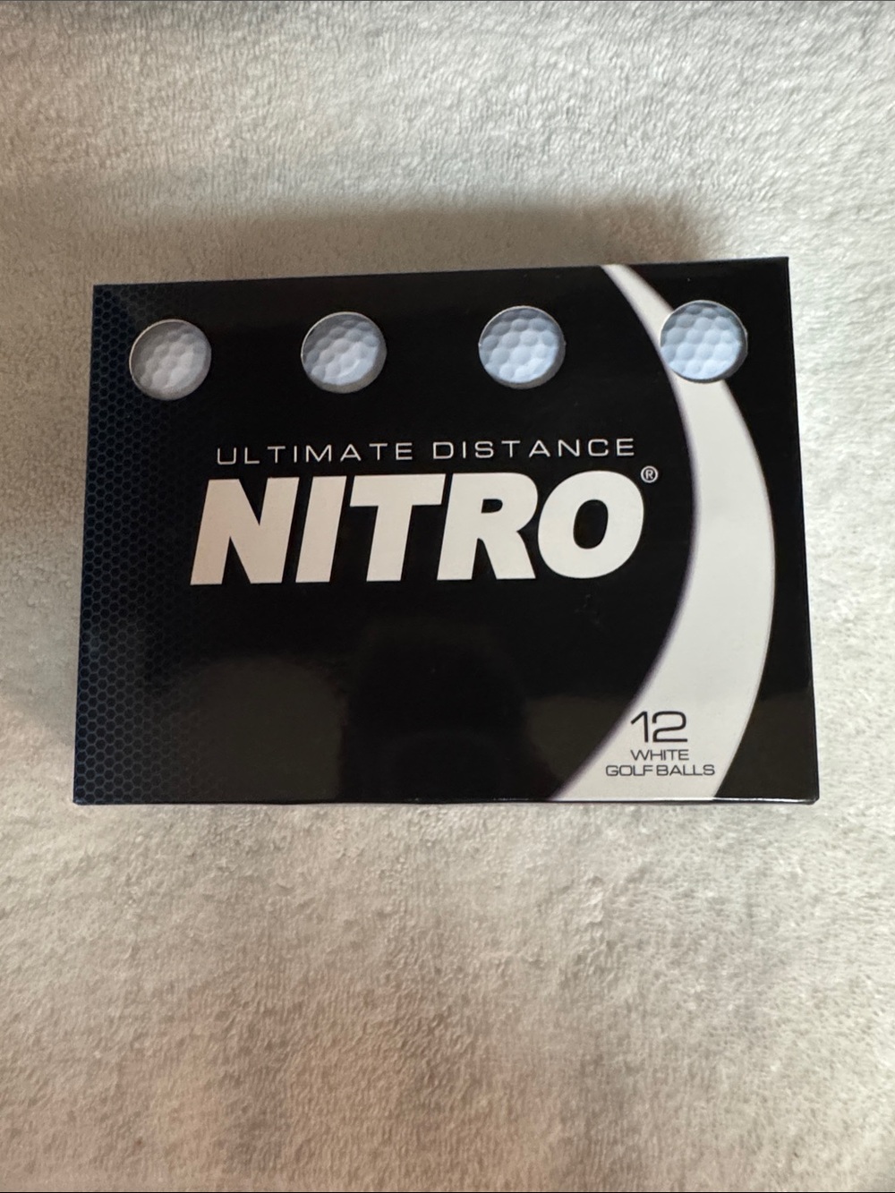 Nitro Ultimate Distance Golf Balls - White (12 Pack)